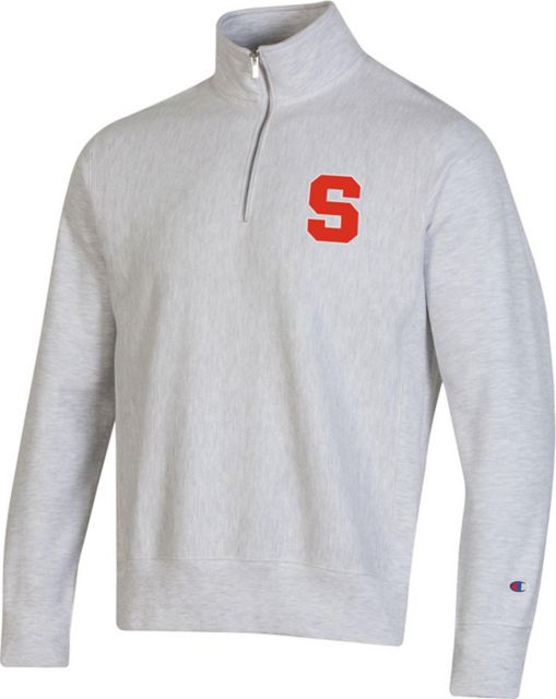 Nike / Men's Syracuse Orange Grey Dri-FIT Long Sleeve Hoodie T-Shirt