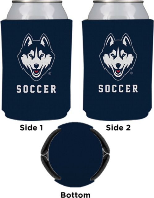 UConn Huskies 12 oz. Soccer Can Holder