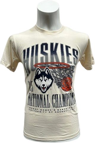 UConn Huskies Women's Basketball 2025 National Champions Short Sleeve T-Shirt
