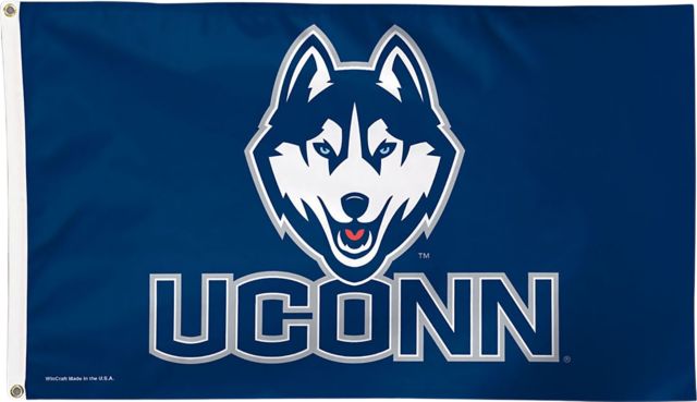 UConn Huskies 3x5 Navy Deluxe Flag