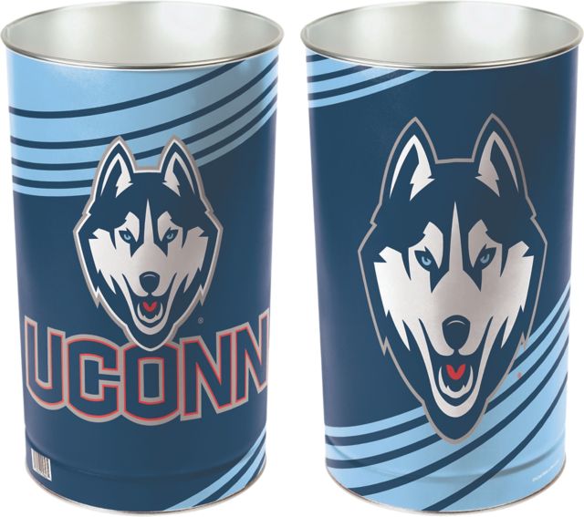 UConn Huskies 15 Wastebasket