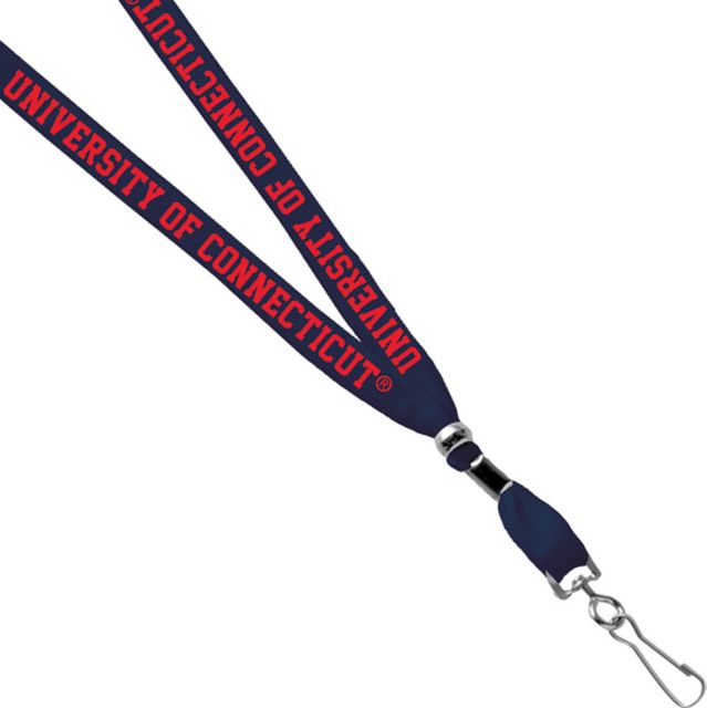 UConn Huskies 3-8'' J Hook Lanyard