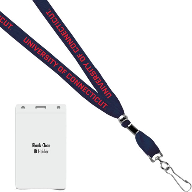 University of Connecticut Card Dispenser Lanyard
