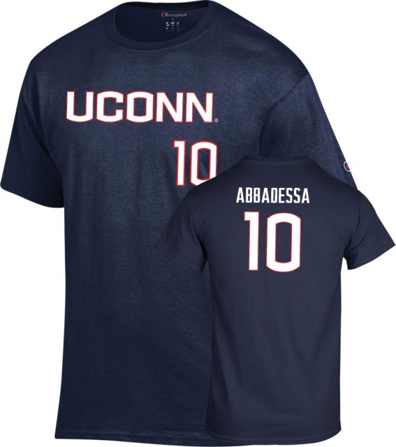 UConn Baseball T-Shirt Jude Abbadessa - 10 - ONLINE ONLY