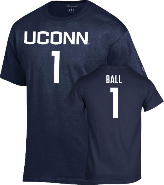 UConn Men's Basketball T-Shirt Solo Ball - 1