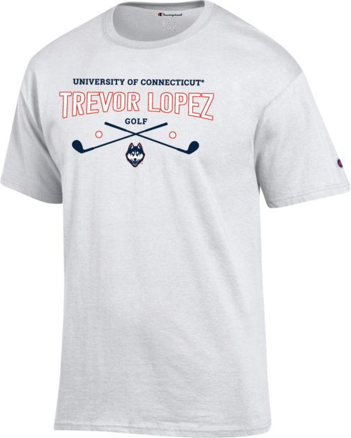 UConn Men's Golf T-Shirt Trevor Lopez