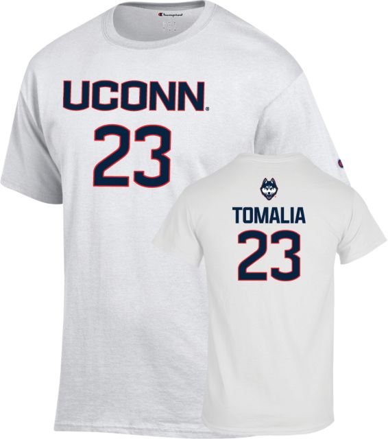 UConn Huskies Women's Lacrosse T-Shirt Tori Tomalia - 23