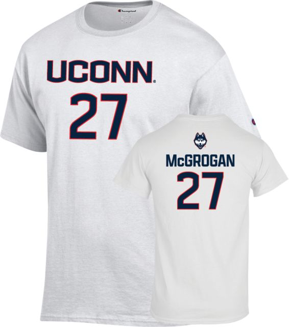 UConn Huskies Women's Lacrosse T-Shirt Eve McGrogan - 27