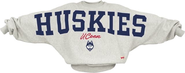UConn Huskies Women's Oversized Crewneck Sweatshirt