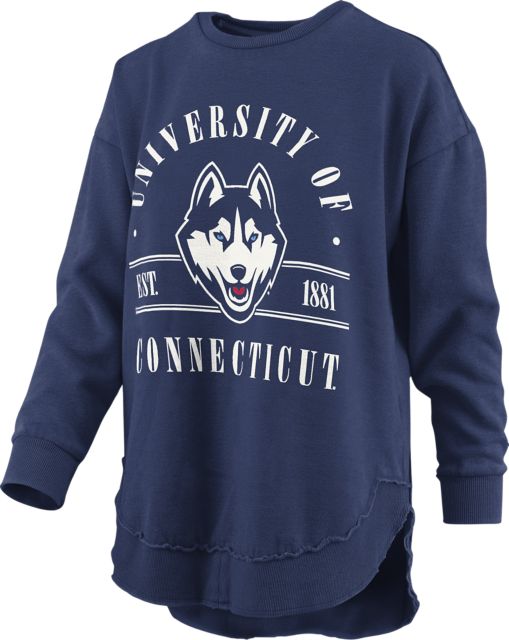 UConn Huskies Women's Oversized Crewneck Sweatshirt