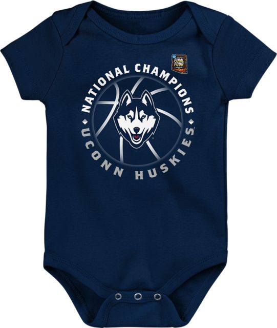 UConn Huskies Men's Basketball 2024 National Champions Infant Creeper