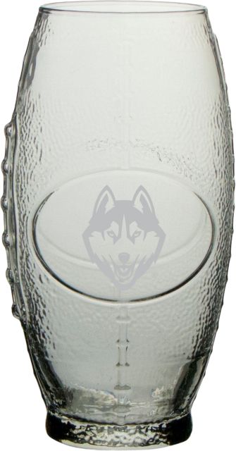 UConn Huskies 23 oz. Football Glass