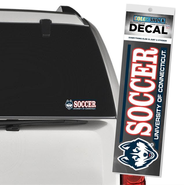 UConn Huskies Soccer Decal