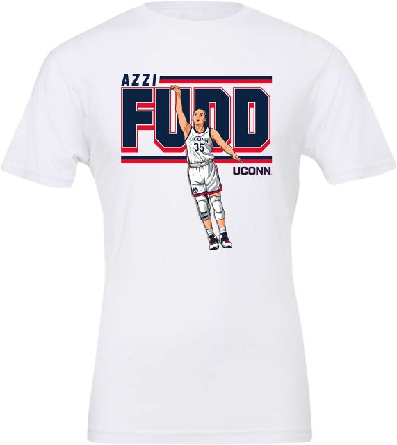 UConn Huskies #35 Fudd Women's Basketball Short Sleeve T-Shirt
