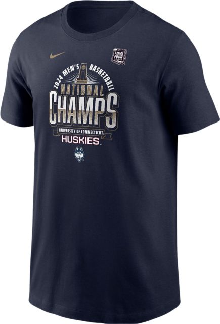 UConn Huskies Men's Basketball 2024 National Champions Youth Locker Room T-Shirt