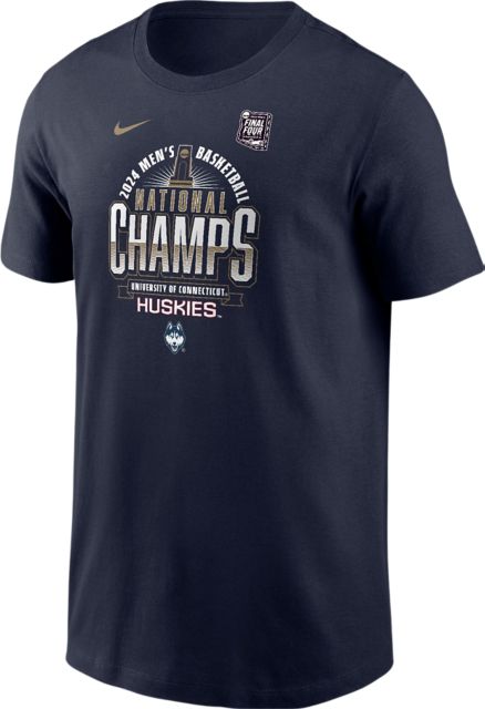 UConn Huskies Men's Basketball 2024 National Champions Youth Locker Room T-Shirt
