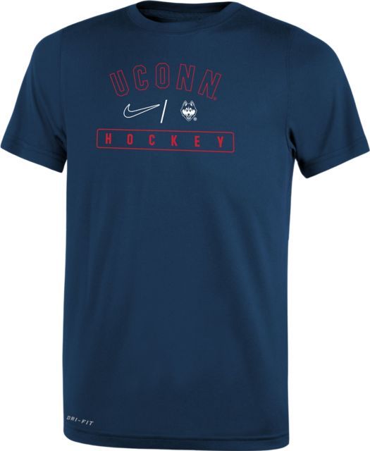 UConn Huskies Hockey Youth Legend Short Sleeve T-Shirt