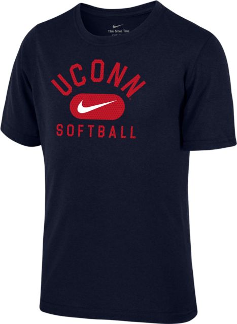 UConn Huskies Youth Softball Short Sleeve T-Shirt