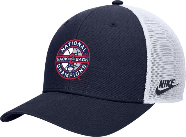UConn Huskies Men's Basketball Back 2 Back National Champions Trucker Cap