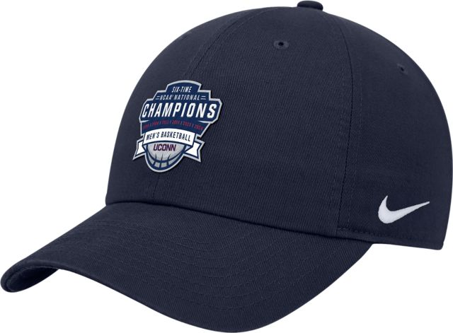 UConn Huskies Men's Basketball 6X National Champions Club Cap