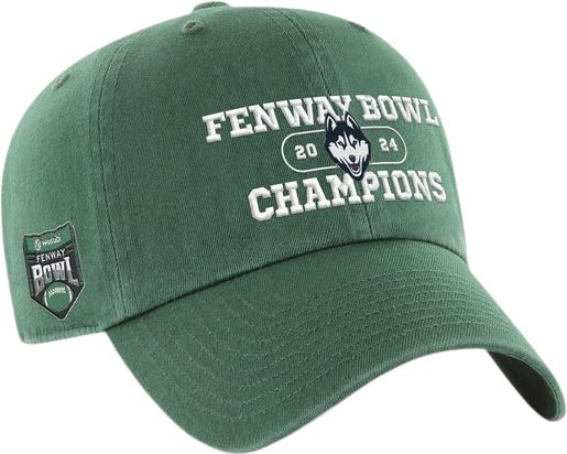 UConn Huskies Football 2024 Fenway Bowl Champions Adjustable Cap