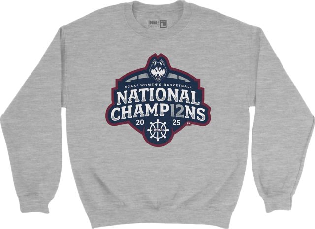UConn Huskies Women's Basketball 2025 National Champions Crewneck Sweatshirt