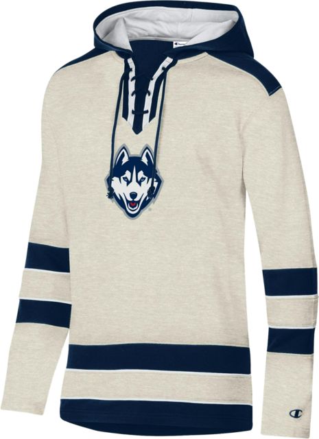 UConn Huskies Hockey Jersey Hooded Sweatshirt