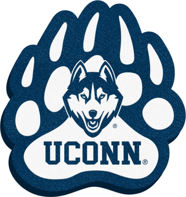 UConn Huskies 12" Foam Grizzly Paw