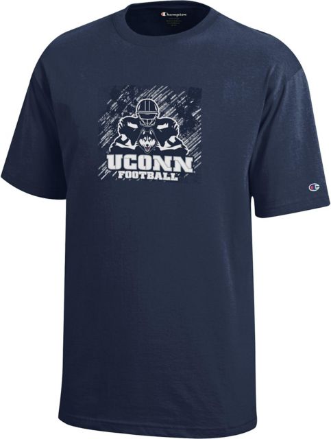 UConn Huskies Youth Football Short Sleeve T-Shirt
