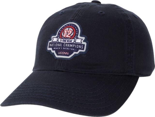 UConn Huskies 2025 Women's Basketball 12X National Champions Adjustable Cap