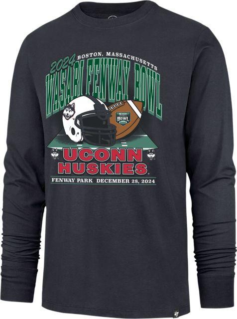 UConn Huskies Football 2024 Fenway Bowl Bound Long Sleeve T-Shirt