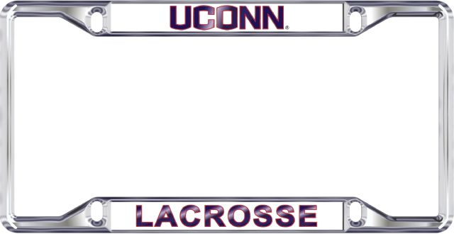 UConn Huskies Lacrosse License Plate Frame