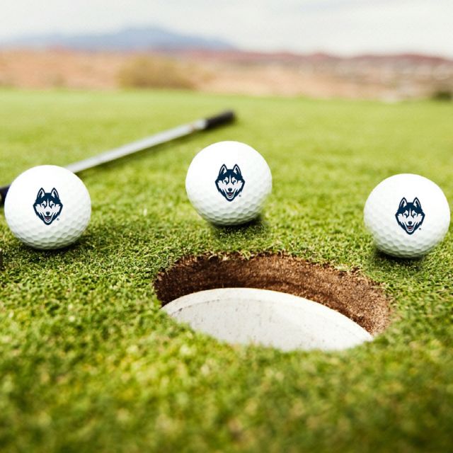 University of Connecticut Huskies 3-Pack Golf Balls