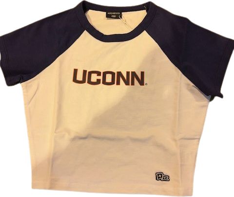 UConn Huskies Women's Baseball Short Sleeve T-Shirt