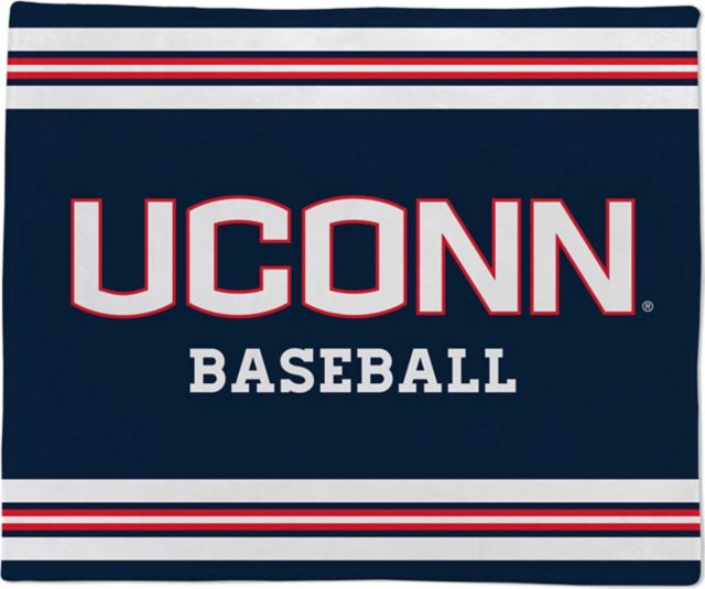 UConn Huskies Baseball 50x60 Throw Blanket