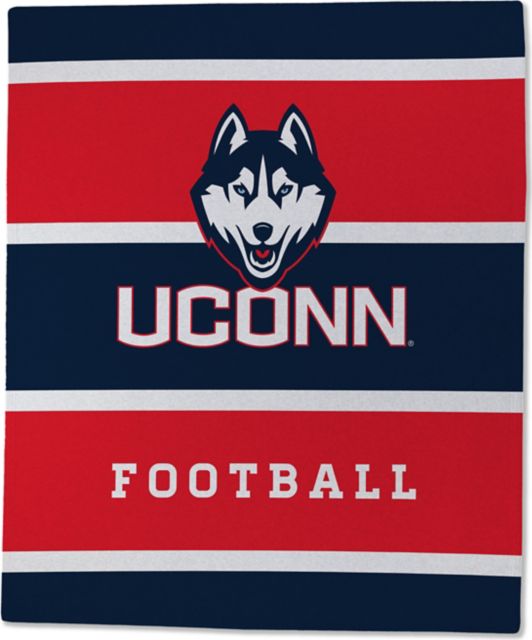 UConn Huskies Football 50x60 Blanket