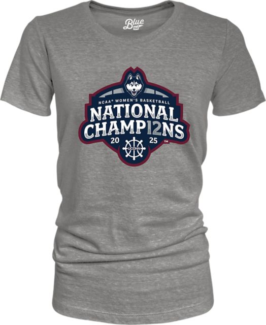 UConn Huskies Women's Basketball 2025 National Champions Women's Short Sleeve T-Shirt