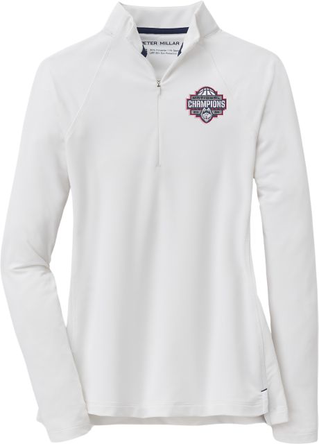 UConn Huskies Men's Basketball 2024 National Champions  Women's Perth 1/4 Zip