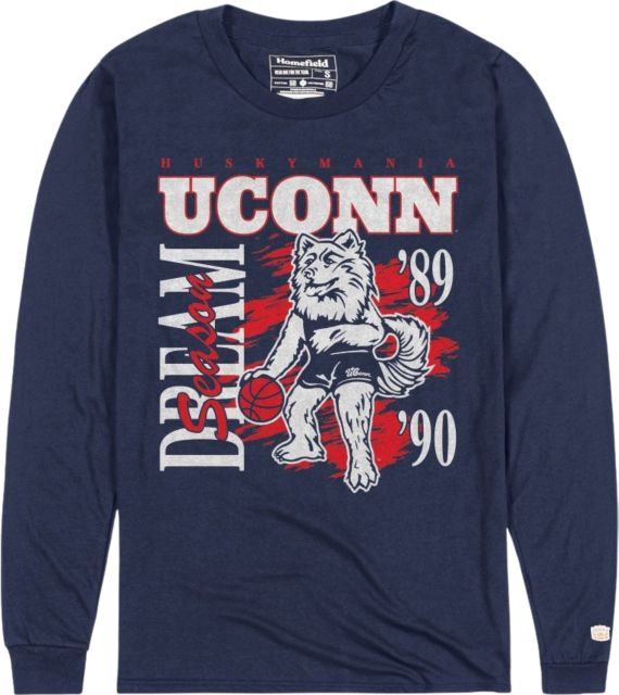 UConn Huskies Basketball '89-'90 Dream Season Long Sleeve T-Shirt