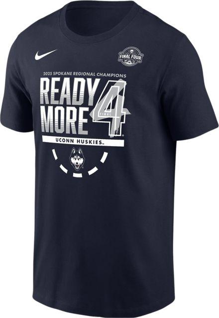 UConn Huskies Women's Basketball 2025 Final Four Locker Room Short Sleeve T-Shirt