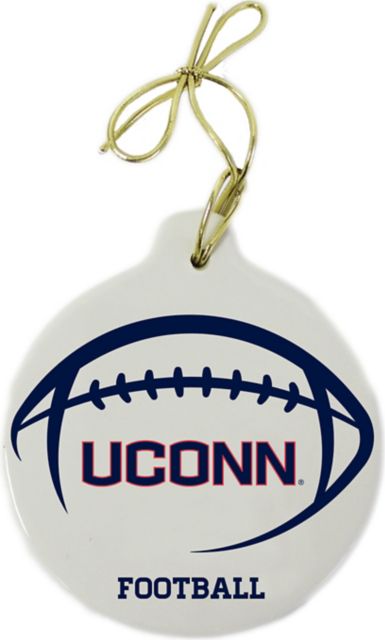 UConn Huskies Football Stone Ornament