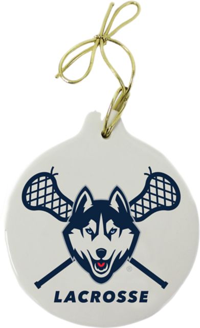UConn Huskies Lacrosee Ornament