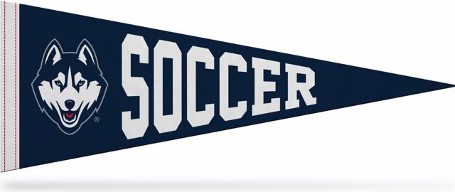 UConn Huskies Soccer 9x24 Pennant