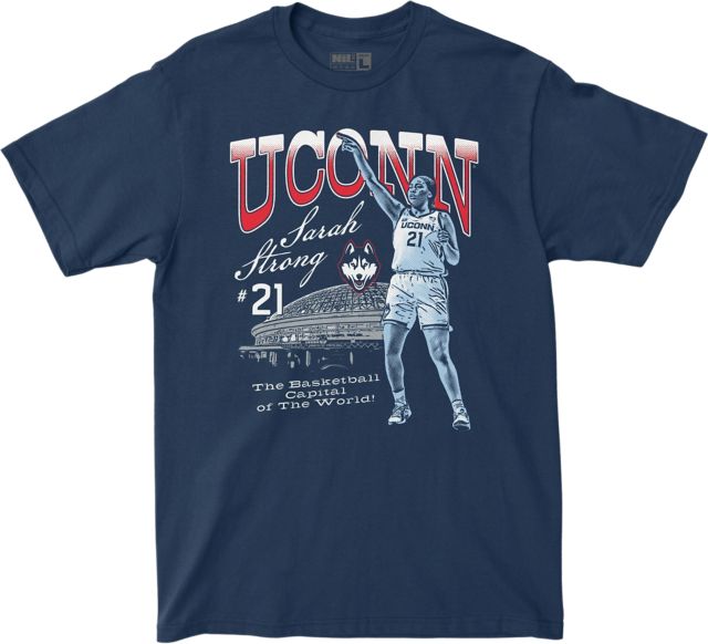 UConn Huskies Women's Basketball Short Sleeve T-Shirt SARAH STRONG