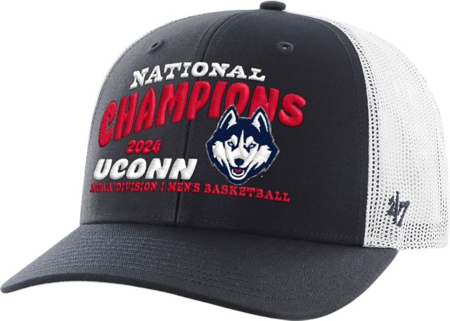 UConn Huskies Men's Basketball 2024 National Champions Adjustable Hat