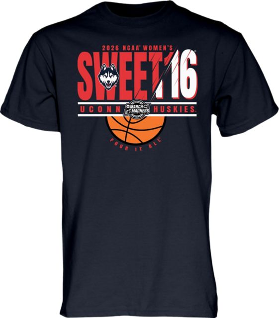 UConn Huskies Women's Basketball 2026 Sweet 16 T-Shirt