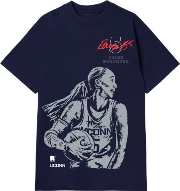 UConn Huskies Women's Basketball Short Sleeve T-Shirt PAIGE BUECKERS GALLERY