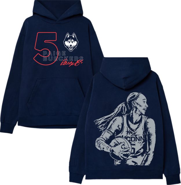 UConn Huskies Women's Basketball Hooded Sweatshirt PAIGE BUECKERS GALLERY