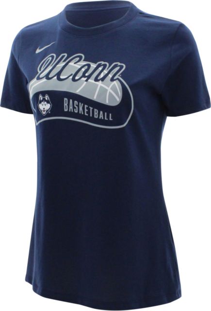 UConn Huskies Nike Basketball Dri Fit Cotton Short Sleeve T