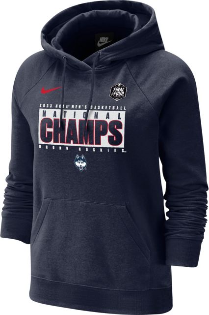 UConn Huskies 2023 NCAA Men's Basketball National Champions Nike Women's  Hoodie: University Of Connecticut